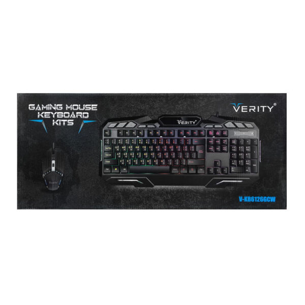 کیبورد و ماوس مخصوص بازی وریتی مدل V-KB6126GCW